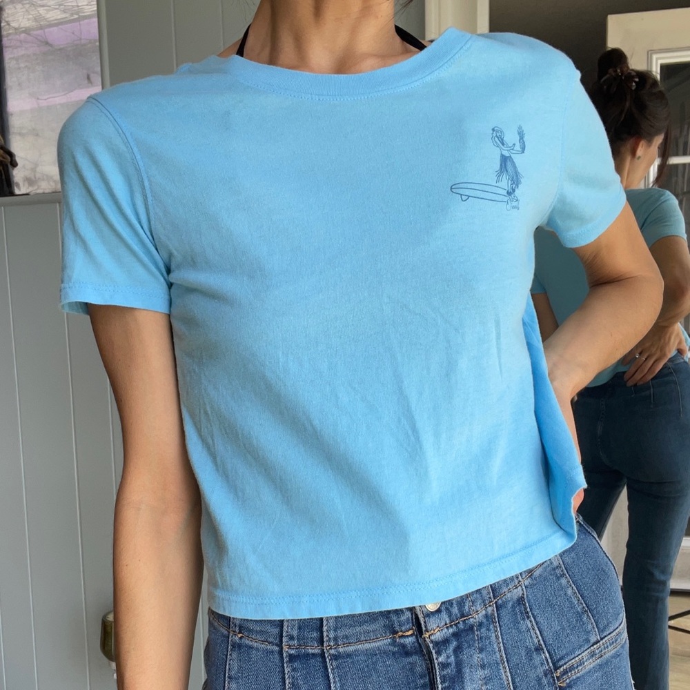 🛒✨O’Neill blue crop top